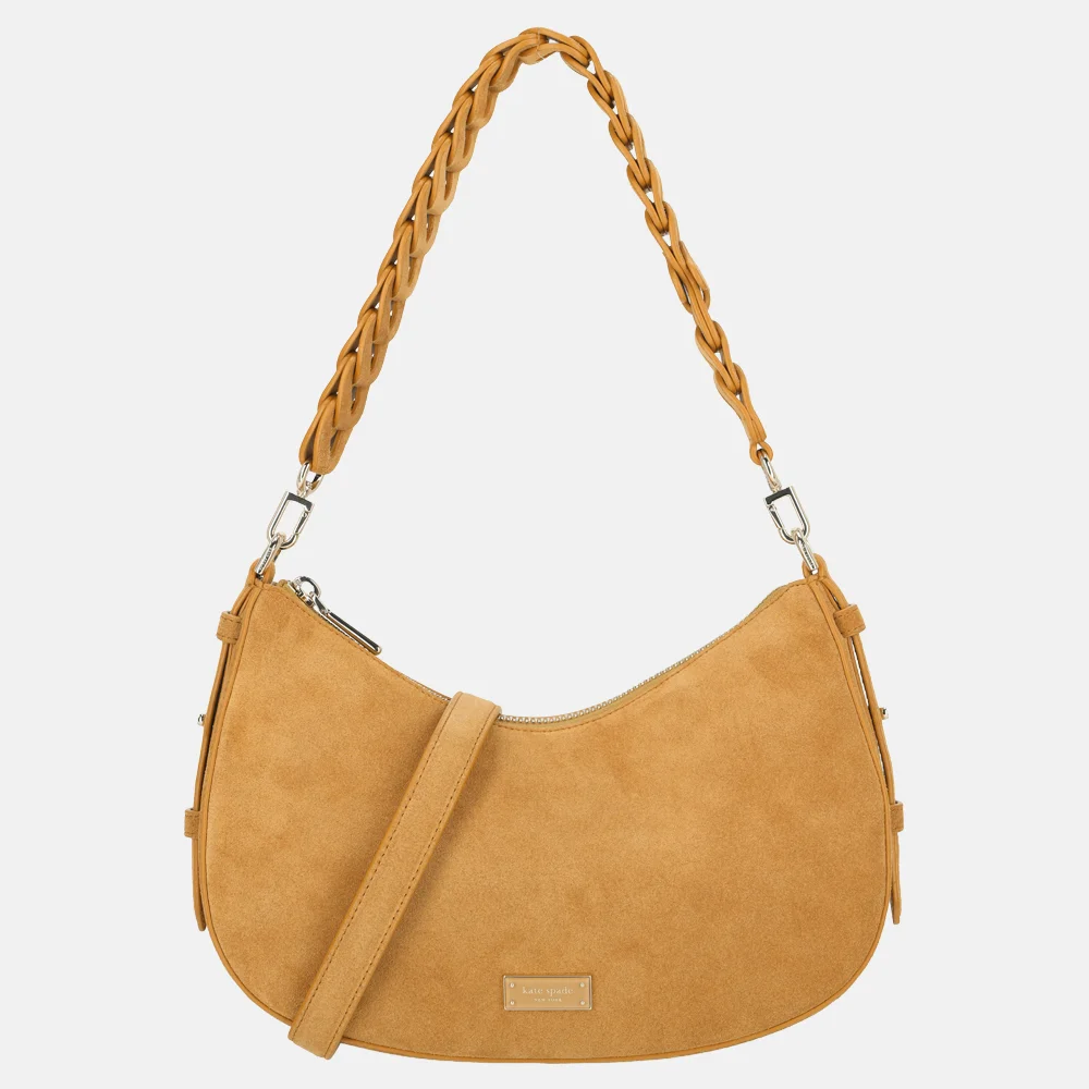 Kate Spade Liv schoudertas suede garden soil